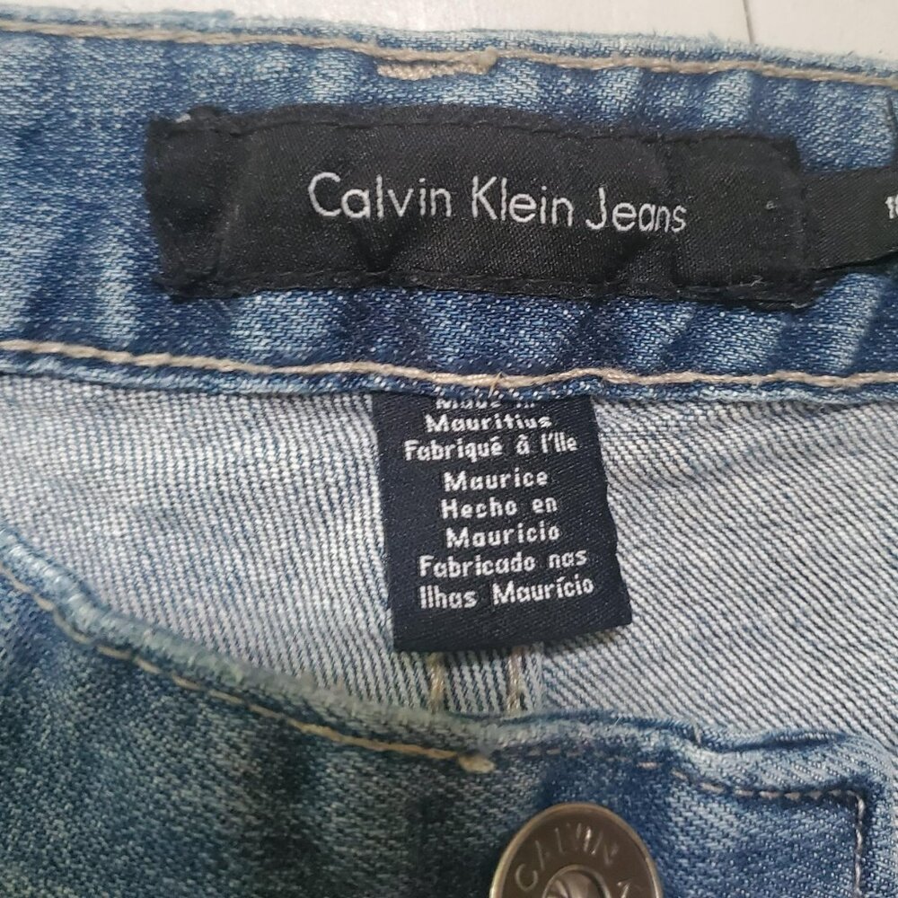 Calvin Klein bootcut jeans Y2K with Flap Pockets Sz 10 womens- shipping incl - Picture 5 of 16